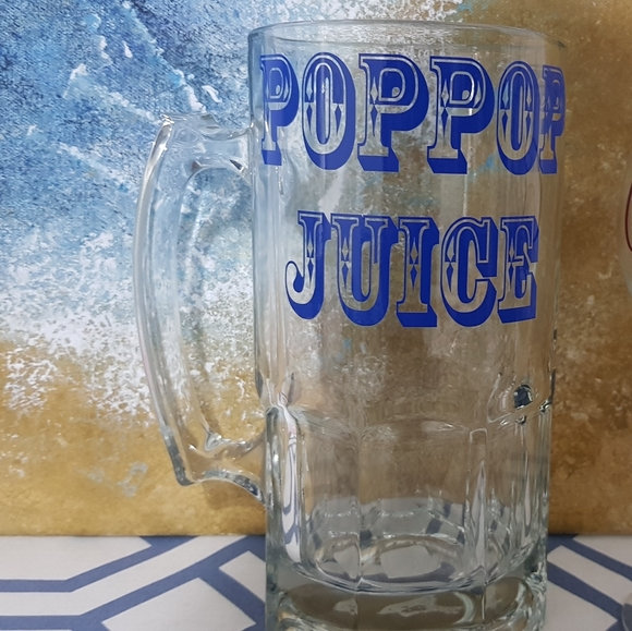 Handcrafted 32 oz Papa Juice Glass Mug - Picture 2 of 3